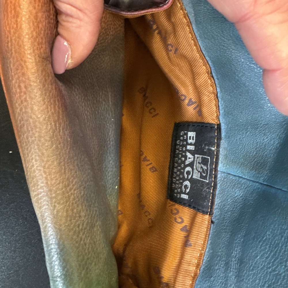 Hand-Painted Leather Wallet, Biacci - Picture 12 of 14